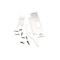 Global Door Controls GLC Series Light-Duty Commercial/Residential Cylindrical Lever, Grade 3 Passage in Brushed Chrome GLC-5110L-626 - alternate 5